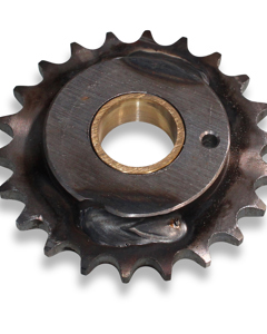 Chain wheel 1/2-22t-b25 single w/bush